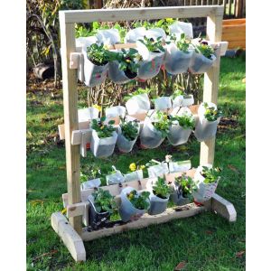 Milk Bottle Upcycling and Gardening Stand