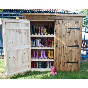 Wellington Boots Storage Shed
