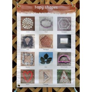 Showerproof Natural Shapes Poster
