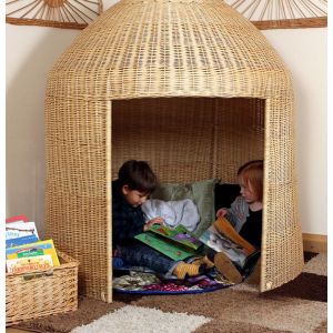 Indoor Wicker Hideout