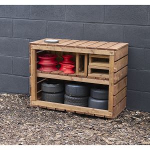 Simple Outdoor Shelving