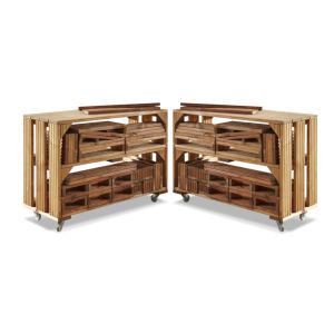 Deckciting Block Trolleys And Blocks Set - 50 Blocks