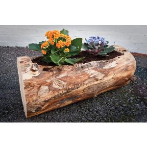 Log Planter