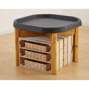 Mini Tuff Spot Tray Wooden Stand - (H)50cm