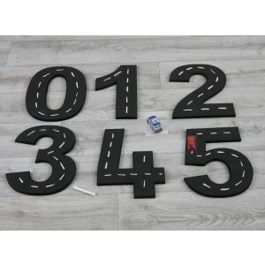 Number Roadways - Set of 6