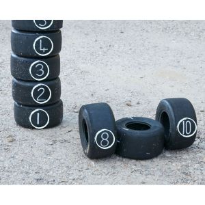 Number Tyre Track - Set of 10