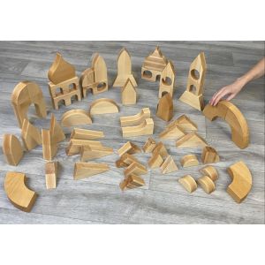 Unit Blocks Tops - 54 Piece Set 
