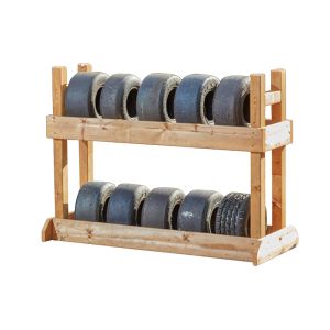 Wooden Tiny Tyre Stand