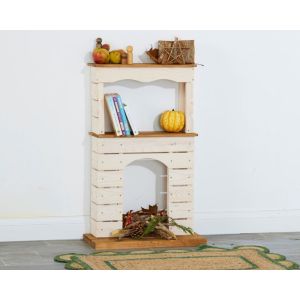 Farm Kitchen Fireplace - White