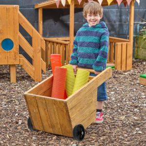 Wooden Transporter Wheelbarrow