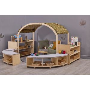Rookie High 3-Seater Curve Set - (H)31cm