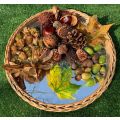 Wicker Wonders - Mirror Circle Tray - (D)30cm