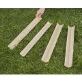 Half Bamboo Tubes - Pack of 4
