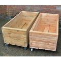 Simple Moveable Long Planters - Set of 2
