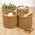 Cosy Super Strong Wicker Seat & Storage - Set of 4