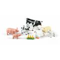 Jumbo Adult & Babies Farm Animals - Set of 8