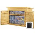 Clear 51L Storage Box with Lid - Pack of 1