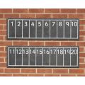 Chalkboard Number Line - Set of 2