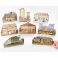 Real Photo Homes - Set of 8