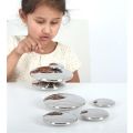 Metal Mirror Pebbles - Set of 7