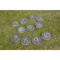 Chalkboard Stepping Stones - Set of 11