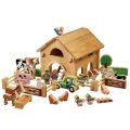 Deluxe Farm Barn Set With Colourful Characters