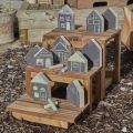 Chalkboard Houses - Set of 10