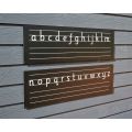 Alphabet Chalk Lines - 2 Piece Set