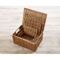 Storage Baskets With Lids (4Pk)