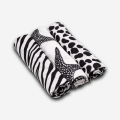 Sensory Animal Print Monochrome Muslins 3pk