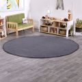 Large Round Rug - Dark Grey