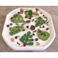 Small World Large Felt Leaves - Set of 6