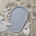 Squishy Changing Mat Pebble Grey