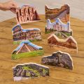 Real Life Large Famous Landmarks Set - Set of 8