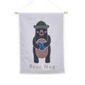 Nordic Bear Hug Tapestry