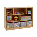 Milan 8 Compartment Cabinet - Beech