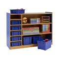 Milan 3 Level Multi Storage Cabinet - Blue