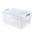 Clear Large Box With Lid - 70L