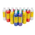 YPO Ready Mixed Paint Assorted Colours 500ml Bottles - Pack of 20