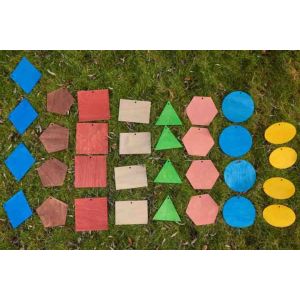 Giant Wooden Shapes (32Pk)