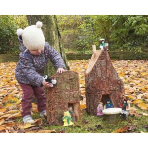 Rustic Crooked Fairy Houses (2Pk)