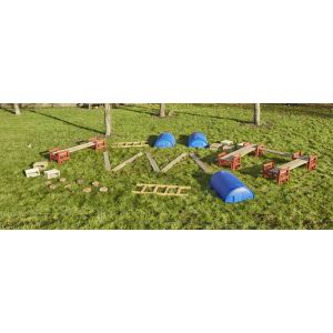 Loose Parts Obstacle Course