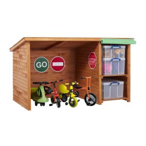 Bike Shed With Storage