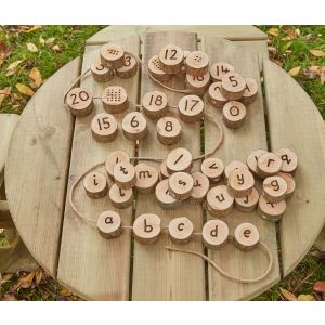Threading Numbers & Letters