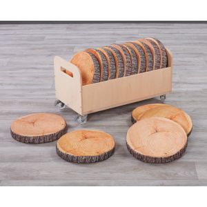 Log Style Slices In Trolley (15Pk)