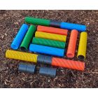 Coloured Pipes & Connectors (16Pk)