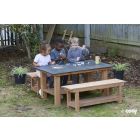 Chalkboard Table And Bench Set