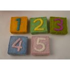 Felt Numbers And Spots (12Pk)