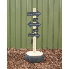 Sign Tyre Stand