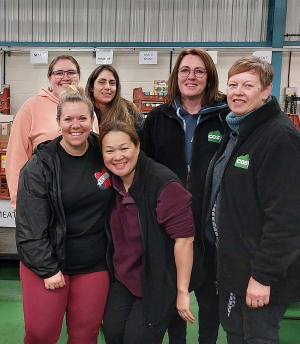 Cosy Team Celebration: Food Donations to the Padley Group